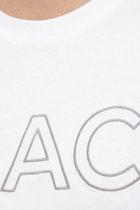 Ανδρικά Μπλουζάκια Βαμβακερό μπλουζάκι Lacoste άσπρο 7 Ανδρικά Μπλουζάκια Βαμβακερό μπλουζάκι Lacoste άσπρο - Image 5