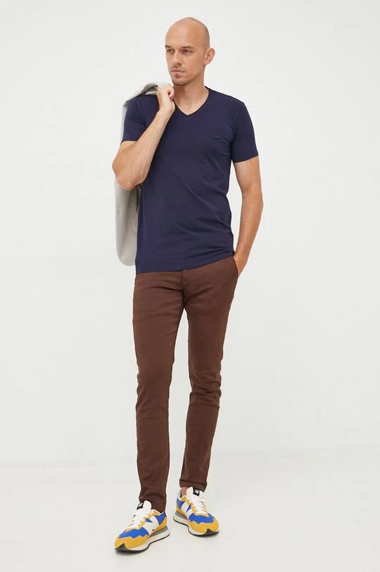 Ανδρικά Μπλουζάκια Lacoste ναυτικό μπλε 3 Ανδρικά Μπλουζάκια Lacoste ναυτικό μπλε