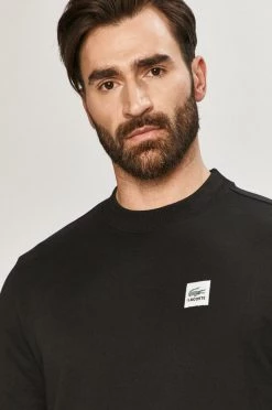 Ανδρικά Χωρίς φερμουάρ Lacoste - Βαμβακερή μπλούζα ανοιχτό γκρι -Εξοδος Lacoste Κατάστημα unnamed file 547