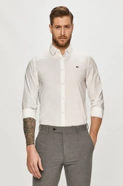 Ανδρικά Πουκάμισα Lacoste - Βαμβακερό πουκάμισο ανοιχτό μπλε -Εξοδος Lacoste Κατάστημα unnamed file 566