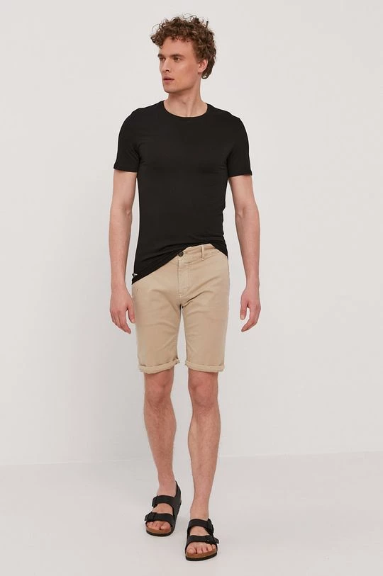 Ανδρικά Μπλουζάκια Lacoste - Μπλουζάκι μαύρο 4 Ανδρικά Μπλουζάκια Lacoste - Μπλουζάκι μαύρο - Image 2