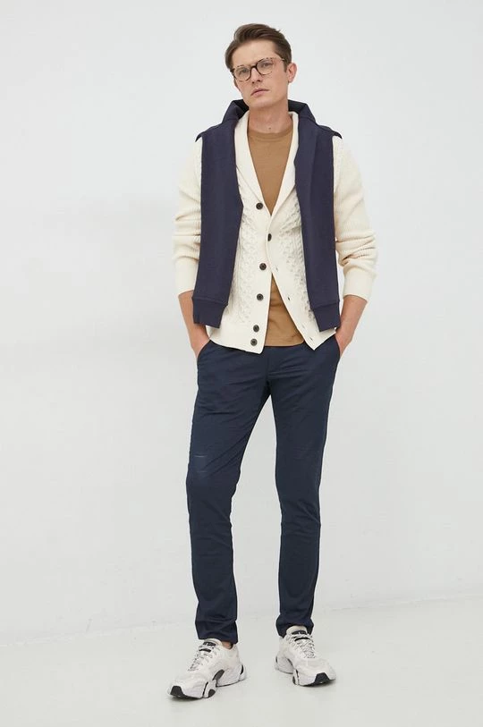 Ανδρικά Μπλουζάκια Βαμβακερό μπλουζάκι Lacoste πράσινο 4 Ανδρικά Μπλουζάκια Βαμβακερό μπλουζάκι Lacoste πράσινο - Image 2