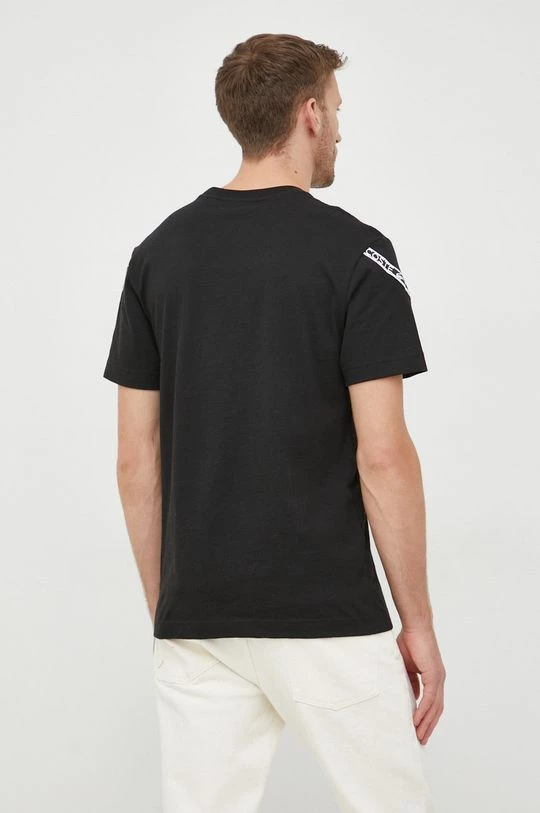 Ανδρικά Μπλουζάκια Βαμβακερό μπλουζάκι Lacoste μαύρο 5 Ανδρικά Μπλουζάκια Βαμβακερό μπλουζάκι Lacoste μαύρο - Image 3