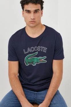 Ανδρικά Μπλουζάκια Μπλουζάκι Lacoste ναυτικό μπλε