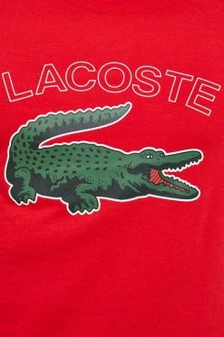 Ανδρικά Μπλουζάκια Μπλουζάκι Lacoste κόκκινο -Εξοδος Lacoste Κατάστημα unnamed file 738