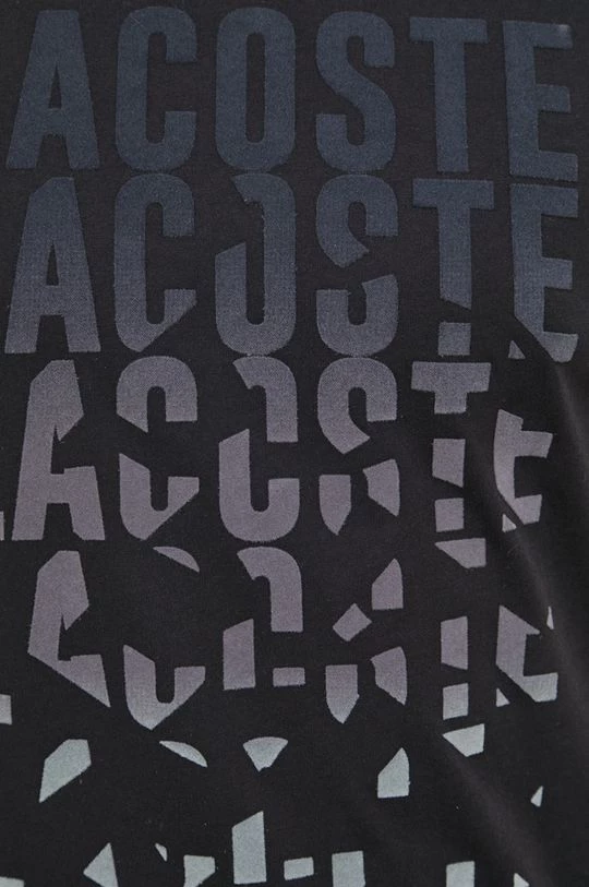 Ανδρικά Μπλουζάκια Βαμβακερό μπλουζάκι Lacoste μαύρο 7 Ανδρικά Μπλουζάκια Βαμβακερό μπλουζάκι Lacoste μαύρο - Image 5