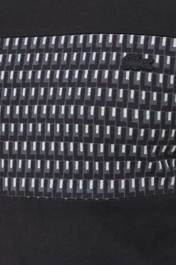 Ανδρικά Μπλουζάκια Βαμβακερό μπλουζάκι Lacoste μαύρο -Εξοδος Lacoste Κατάστημα unnamed file 806