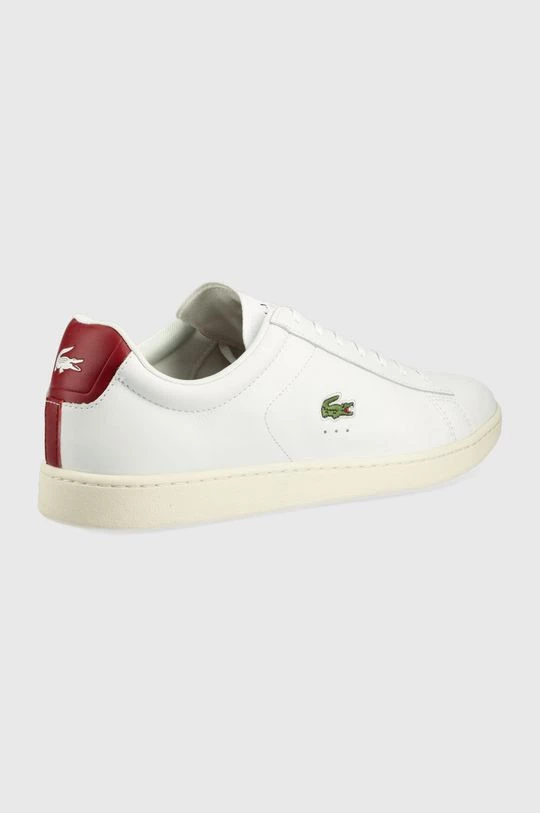 Ανδρικά Sneakers Δερμάτινα αθλητικά παπούτσια Lacoste άσπρο 4 Ανδρικά Sneakers Δερμάτινα αθλητικά παπούτσια Lacoste άσπρο - Image 2