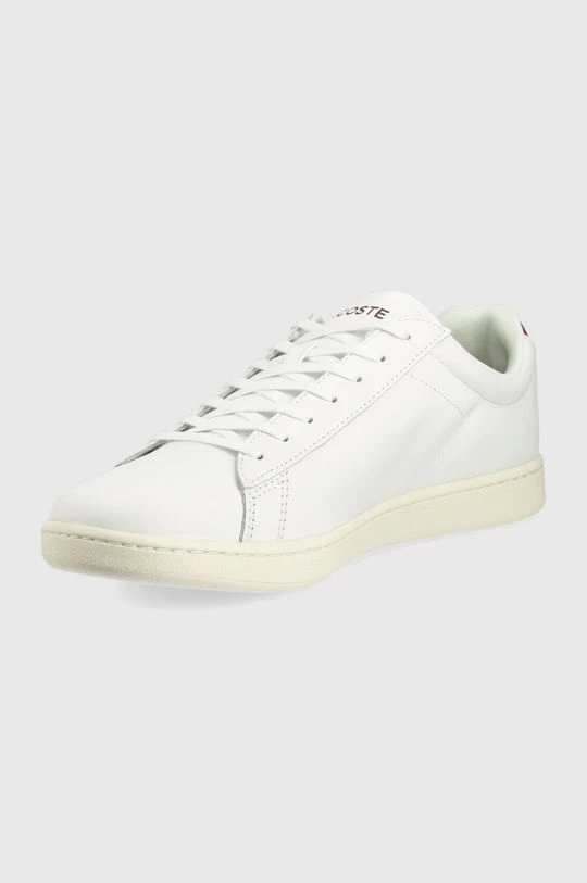 Ανδρικά Sneakers Δερμάτινα αθλητικά παπούτσια Lacoste άσπρο 5 Ανδρικά Sneakers Δερμάτινα αθλητικά παπούτσια Lacoste άσπρο - Image 3