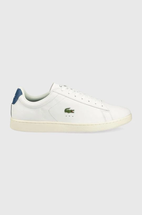 Ανδρικά Sneakers Δερμάτινα αθλητικά παπούτσια Lacoste άσπρο 3 Ανδρικά Sneakers Δερμάτινα αθλητικά παπούτσια Lacoste άσπρο