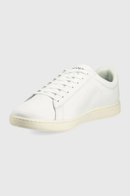 Ανδρικά Sneakers Δερμάτινα αθλητικά παπούτσια Lacoste άσπρο 5 Ανδρικά Sneakers Δερμάτινα αθλητικά παπούτσια Lacoste άσπρο - Image 3