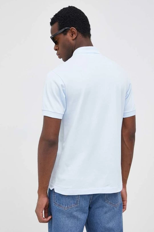 Ανδρικά Πόλο μπλουζάκια Βαμβακερό μπλουζάκι πόλο Lacoste μπλε 5 Ανδρικά Πόλο μπλουζάκια Βαμβακερό μπλουζάκι πόλο Lacoste μπλε - Image 3