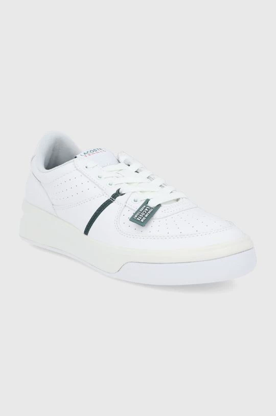 Ανδρικά Sneakers Δερμάτινα παπούτσια Lacoste άσπρο 4 Ανδρικά Sneakers Δερμάτινα παπούτσια Lacoste άσπρο - Image 2