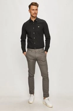 Ανδρικά Πουκάμισα Lacoste - Βαμβακερό πουκάμισο ανοιχτό μπλε -Εξοδος Lacoste Κατάστημα unnamed file 993